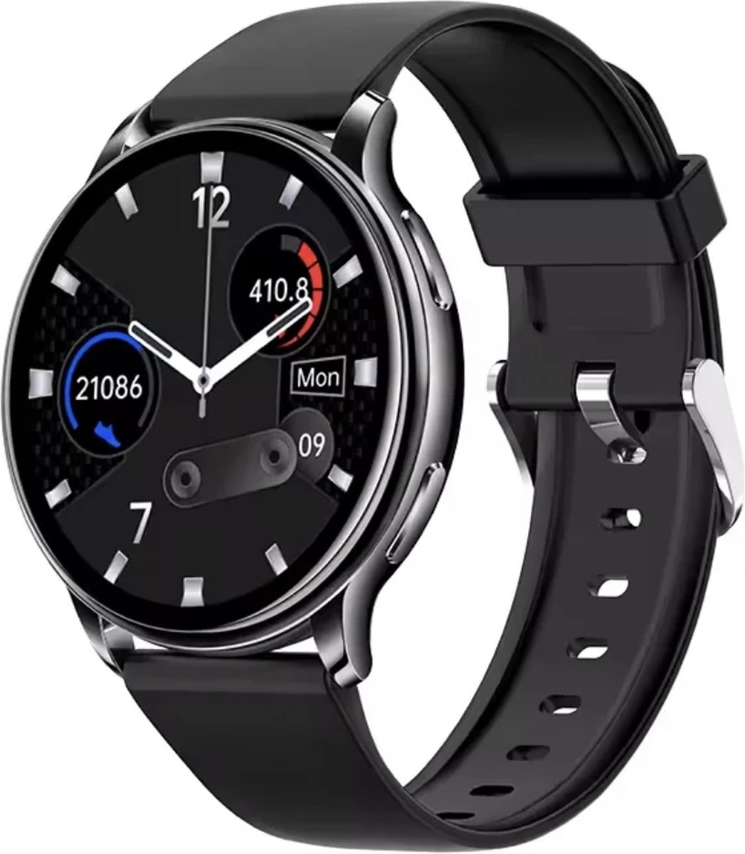Rankos KM10 Smartwatch Zwart Siliconen