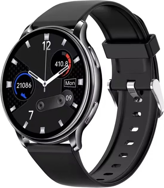 Rankos KM10 Smartwatch Zwart Siliconen