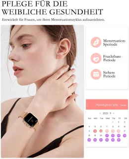 Wat vinden we goed aan de RAYOFI AMOLED dames smartwatch