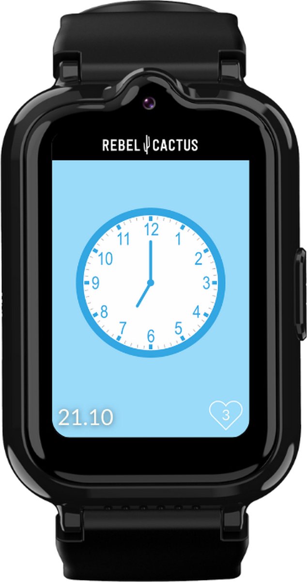 Rebel Cactus MiNi GPS Kids Belhorloge Zwart