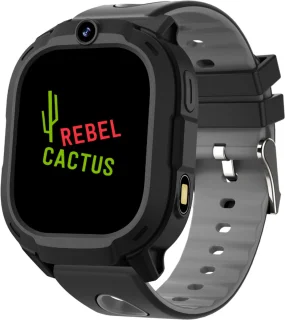 Rebel Cactus SKY Zwart - Kindersmartwatch
