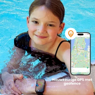 Rebel Cactus Splash! GPS Kinderhorloge Zwart