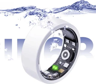 Riversong Gezondheids- en Activiteitstracker Ring Wit