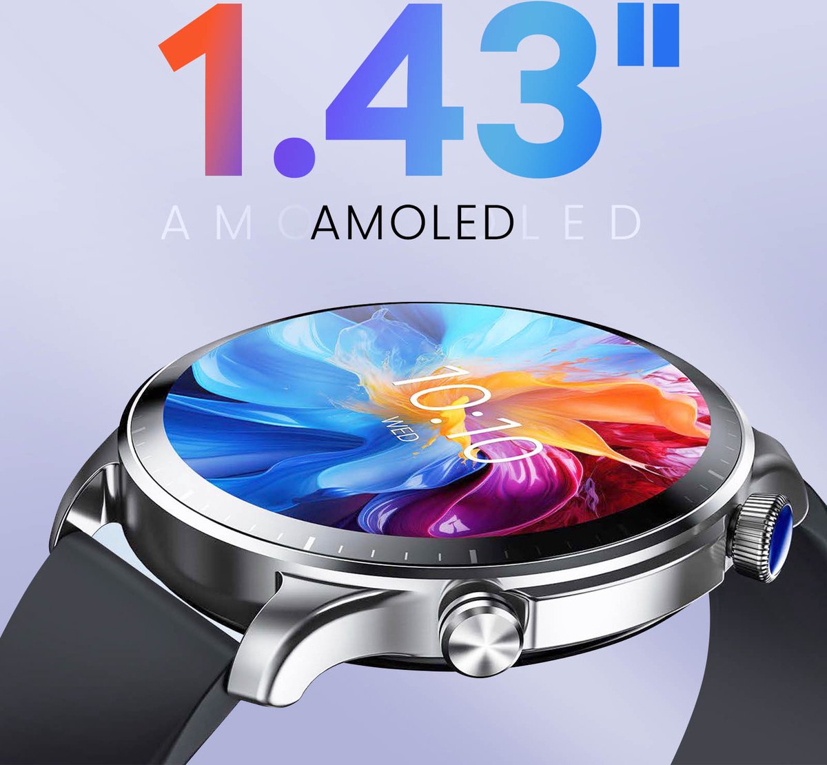Riversong Motive 9 Pro Smartwatch Zwart