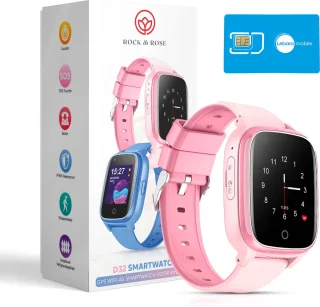 Rock&Rose 4G GPS Kinder Smartwatch Roze