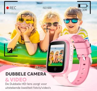 Rock&Rose 4G GPS Kinder Smartwatch Roze