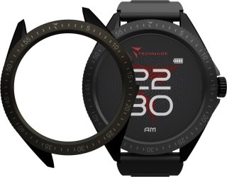 De ROCKS Smartwatch Zwart in één oogopslag