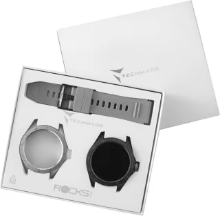 ROCKS Smartwatch Zwart