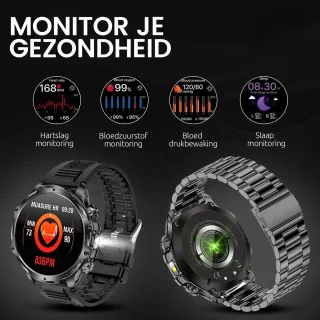 Royal Empire AK Smartwatch Heren 53mm Inclusief Silicone Bandje