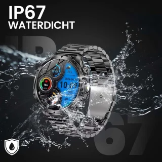 Royal Empire AK Smartwatch Heren 53mm Inclusief Silicone Bandje