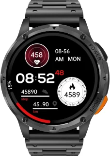 Royal Empire AK59 Smartwatch Heren 45mm Zwart