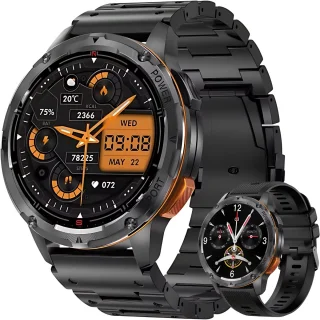 Royal Empire AK59 Smartwatch Heren 45mm Zwart