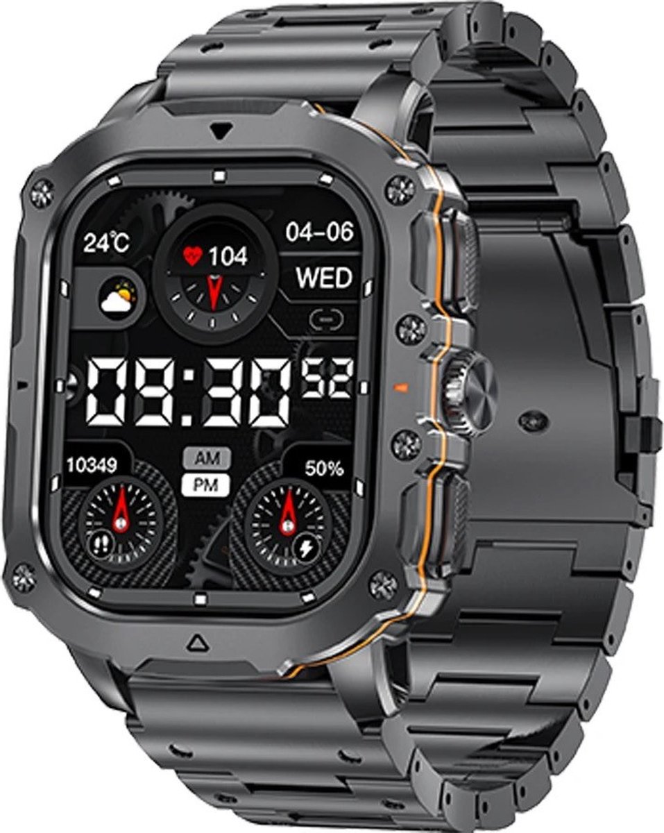Royal Empire AK72 Smartwatch Zwart 45mm Heren