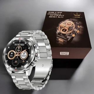 Royal Empire Amoled PRO Smartwatch 46MM Zilver