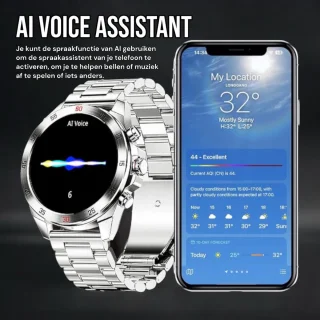 Royal Empire Amoled PRO Smartwatch 46MM Zilver