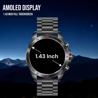 Royal Empire Amoled PRO Smartwatch Heren 46MM Zwart