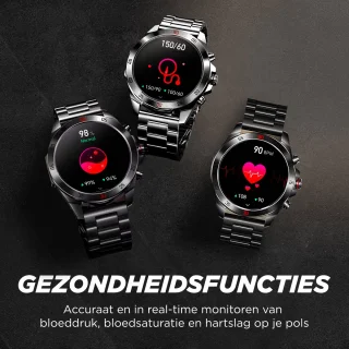 Royal Empire Amoled PRO Smartwatch Heren 46MM Zwart