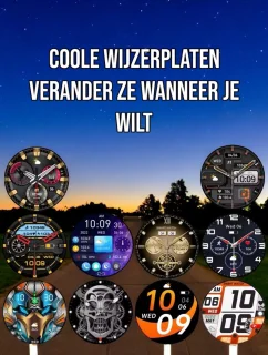 Royal Empire Amoled Smartwatch 48MM Zwart Heren