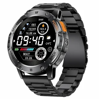 Royal Empire Amoled Smartwatch 48MM Zwart Heren
