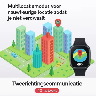 Royal Empire GPS Pro Smartwatch voor Senioren