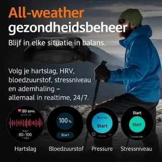 Royal Empire GPS Sport Smartwatch - Heren