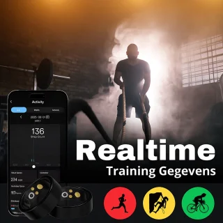 Royal Empire Smart Ring Zwart Maat 11