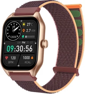 Royal Supplies C50 Smartwatch Bruin Nylon