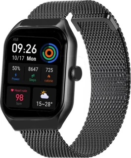 Royal Supplies C50 Smartwatch Zwart Staal
