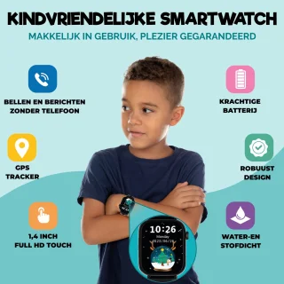 Royal Supplies Pixiepulse - Kinder Smartwatch Zwart
