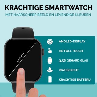 Wat vinden we goed aan de Royal Supplies RF-93 Smartwatch - Roze