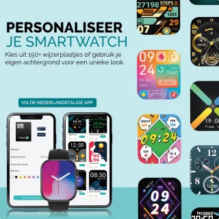 Royal Supplies RF-93 Smartwatch Zilver Staal