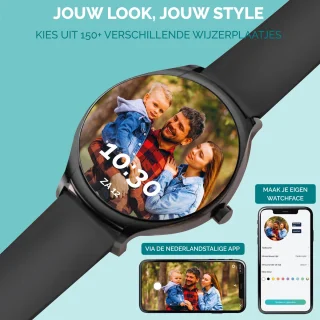 Royal Supplies S8 Smartwatch - Zilver/Zwart