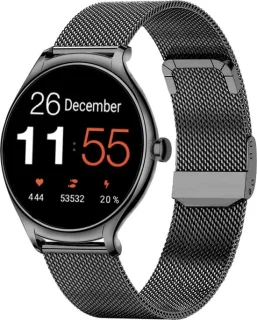 Royal Supplies S8 Smartwatch - Zwart Staal