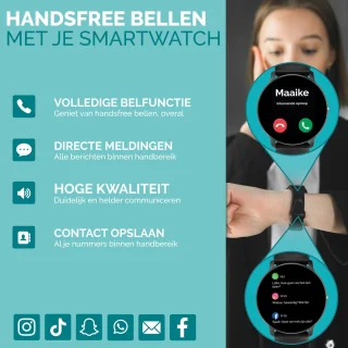 Royal Supplies SQ-33 Smartwatch - Blauw