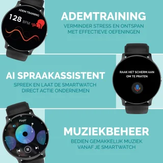 Royal Supplies SQ-33 Smartwatch - Geel/Groen