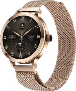 SAMMIT Smartwatch Dames 36mm Goud Roze Bandje