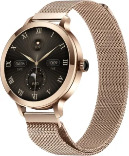 SAMMIT Smartwatch Dames 36mm Goud Roze Bandje