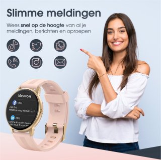 SAMMIT Smartwatch Dames Goud