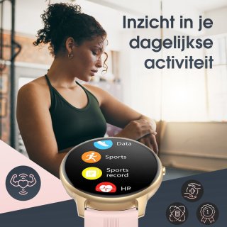 SAMMIT Smartwatch Dames Goud