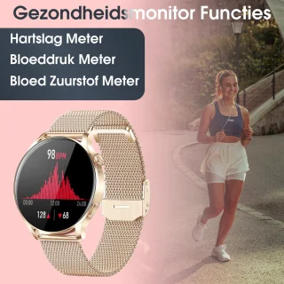 SAMMIT Smartwatch Dames Rosé Goud 42MM
