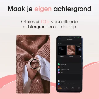 SAMMIT Smartwatch Dames Rosé Goud 42MM