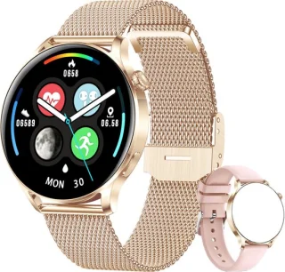 SAMMIT Smartwatch Dames Rosé Goud 42MM
