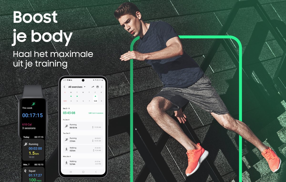 Samsung Galaxy Fit3 Silver Activity Tracker
