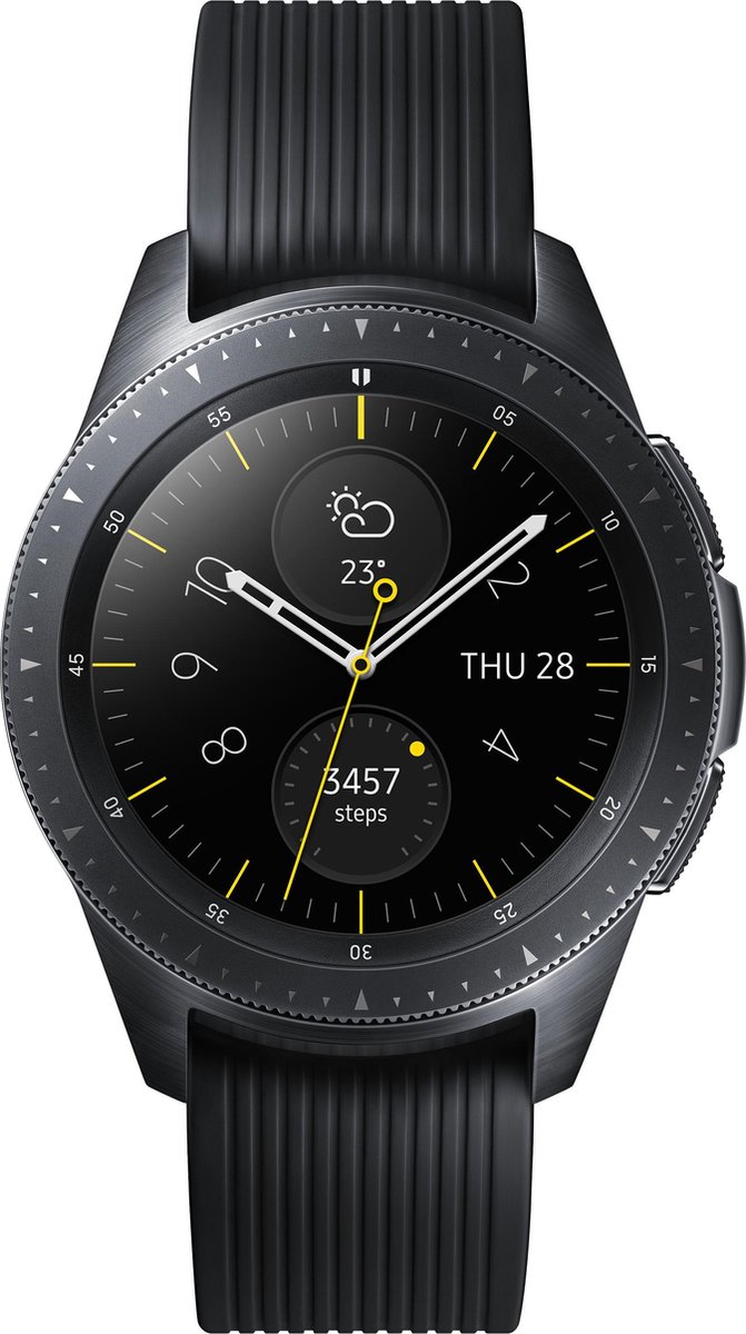 De Samsung Galaxy Watch 42 mm Zwart in één oogopslag