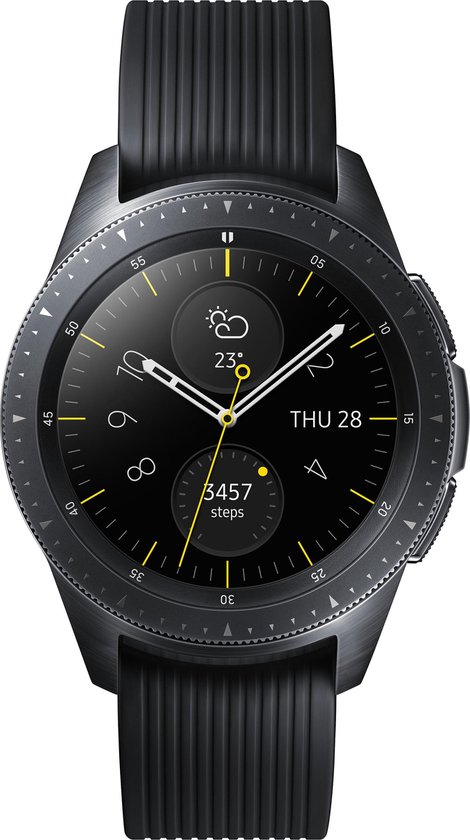 Samsung Galaxy Watch 42 mm Zwart — stijl ontmoet veelzijdigheid