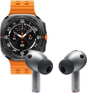 Samsung Galaxy Watch Ultra 47mm Titanium Silver + Galaxy Buds 3 Pro Sport Pack