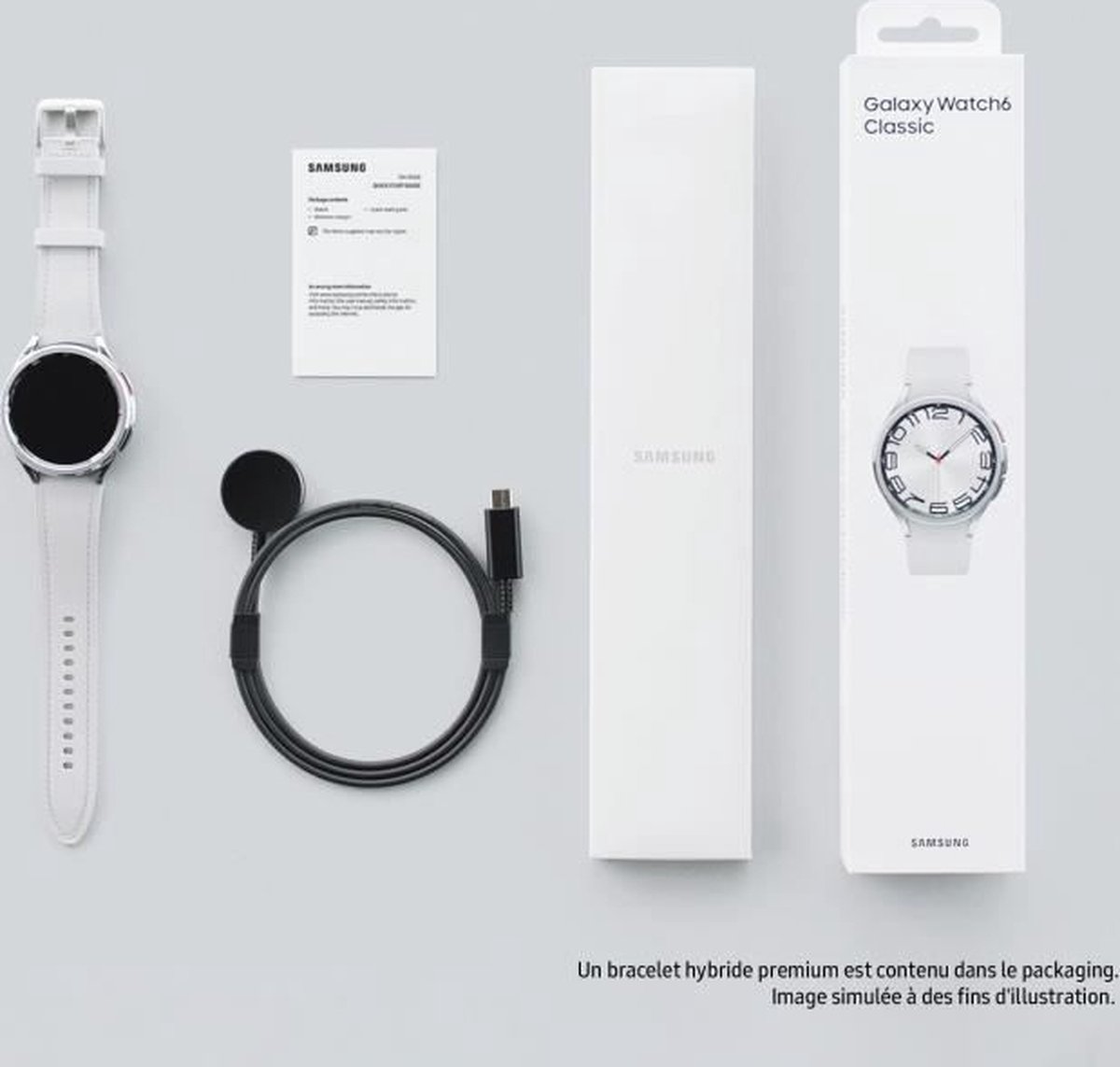 Samsung Galaxy Watch6 Classic 47mm Zilver Bluetooth