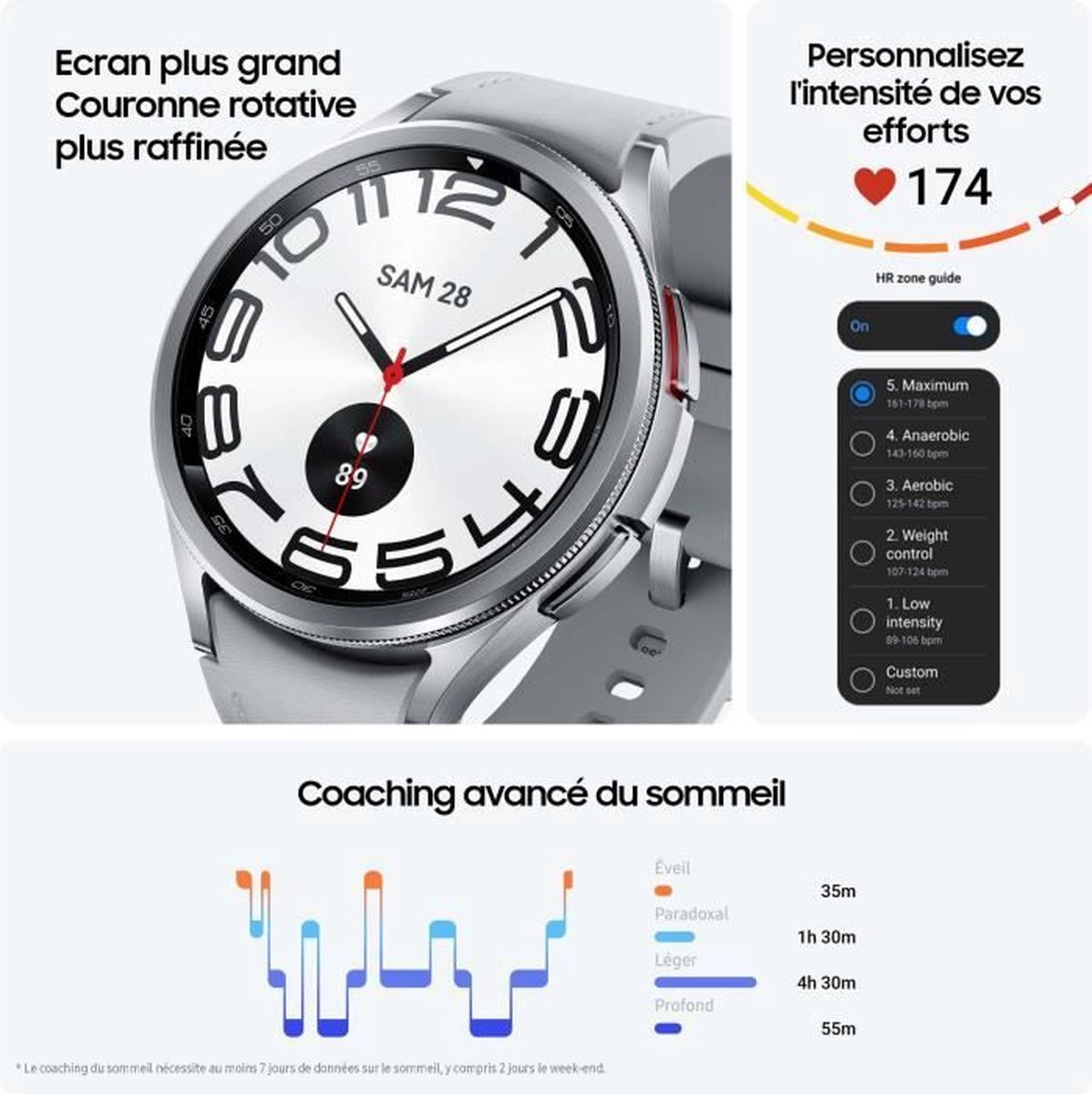 Samsung Galaxy Watch6 Classic 47mm Zilver Bluetooth