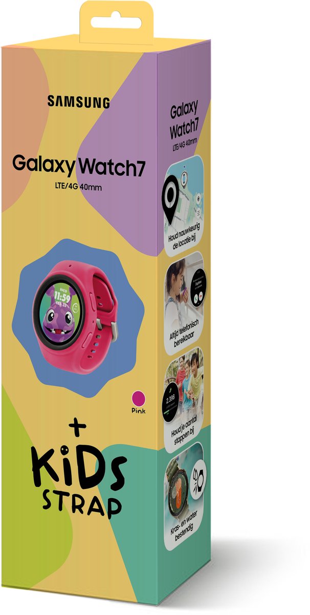 Samsung Galaxy Watch7 40 mm E-sim Kids Band Pink