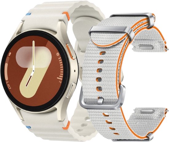 Samsung Galaxy Watch7 40mm Cream + Athleisure Band Zilver M/L review